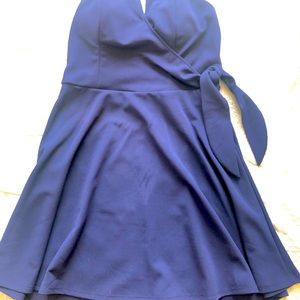 Francescas jun&ivy strapless tie knot dress large
